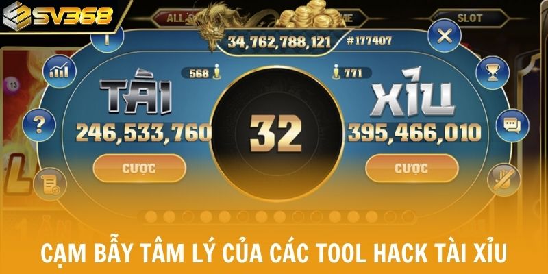 Cạm bẫy tâm lý của các tool hack tài xỉu hit club