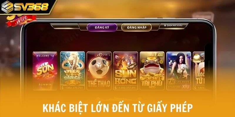 Khác biệt lớn đến từ giấy phép, kiểm toán độc lập